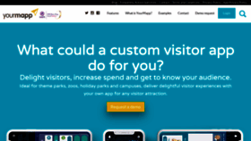 What Yourmapp.com website looked like in 2020 (4 years ago)