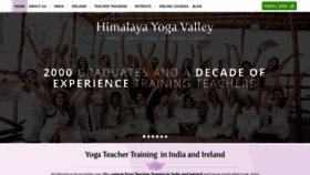 What Yogagoaindia.com website looked like in 2020 (3 years ago)
