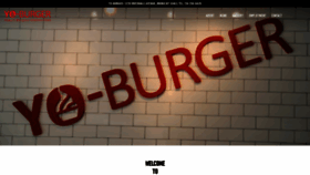 What Yo-burger.com website looked like in 2020 (3 years ago)