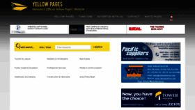 What Yellowpages.vu website looked like in 2020 (3 years ago)