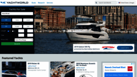 What Yachtworldcharters.com website looked like in 2020 (3 years ago)