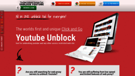 What Youtube-unblock.org website looked like in 2020 (3 years ago)