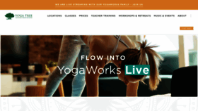 What Yogatreesf.com website looked like in 2020 (3 years ago)