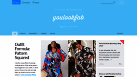What Youlookfab.com website looked like in 2020 (3 years ago)