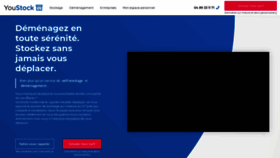 What Youstock.fr website looked like in 2020 (3 years ago)