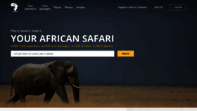 What Yourafricansafari.com website looked like in 2020 (3 years ago)