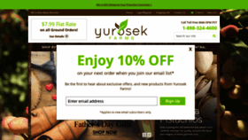 What Yurosekfarms.com website looked like in 2020 (3 years ago)