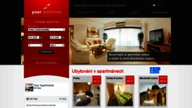 What Yourapartments.cz website looked like in 2020 (3 years ago)