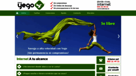 What Yego.es website looked like in 2020 (3 years ago)
