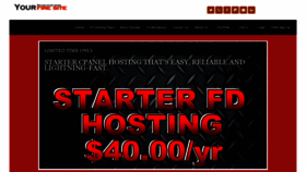 What Yourfiresite.com website looked like in 2020 (3 years ago)
