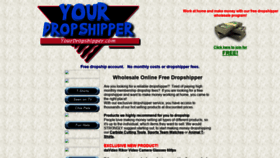 What Yourdropshipper.com website looked like in 2020 (3 years ago)