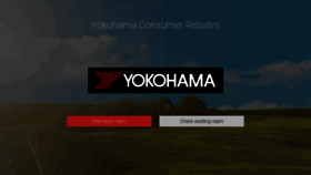 What Yokohamatirerebates.com website looked like in 2020 (3 years ago)
