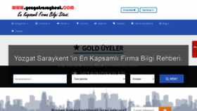 What Yozgatsaraykent.com website looked like in 2020 (3 years ago)