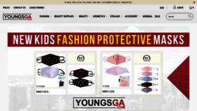 What Youngsga.com website looked like in 2020 (3 years ago)