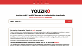 What Youzik.net website looked like in 2020 (3 years ago)