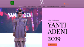 What Yantiadeni.com website looked like in 2020 (3 years ago)