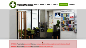 What Yarramedical.com.au website looked like in 2020 (3 years ago)