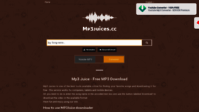 What Ytmp3juices.cc website looked like in 2020 (3 years ago)