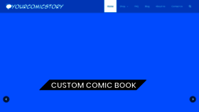 What Yourcomicstory.com website looked like in 2020 (3 years ago)