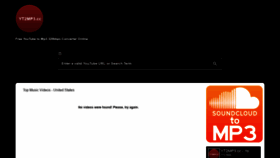 What Yt2mp3.cc website looked like in 2020 (3 years ago)