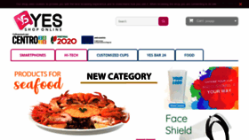 What Yesshoponline.com website looked like in 2020 (3 years ago)