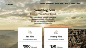 What Yourblog.com website looked like in 2020 (3 years ago)
