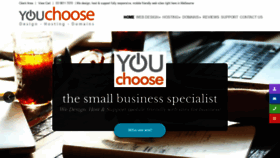 What Youchoose.com.au website looked like in 2020 (3 years ago)
