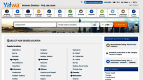 What Yalwa.ca website looked like in 2020 (5 years ago)