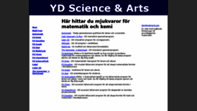 What Ydsa.se website looked like in 2020 (3 years ago)