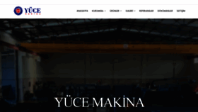 What Yucemakina.com.tr website looked like in 2020 (3 years ago)