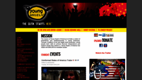 What Youngangelsofamerica.org website looked like in 2020 (3 years ago)