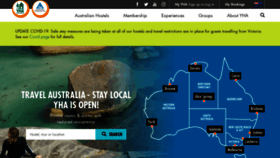 What Yha.org.au website looked like in 2020 (3 years ago)