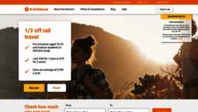 What Youngpersons-railcard.co.uk website looked like in 2020 (3 years ago)
