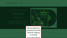 What Yuseflateef.com website looked like in 2020 (3 years ago)