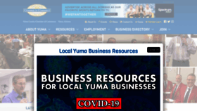 What Yumachamber.org website looked like in 2020 (3 years ago)