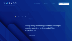 What Yaryor.com website looked like in 2020 (5 years ago)