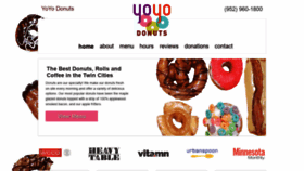 What Yoyodonuts.com website looked like in 2020 (3 years ago)