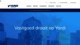What Yardi.nl website looked like in 2020 (3 years ago)