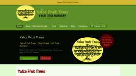 What Yalcafruittrees.com.au website looked like in 2020 (3 years ago)
