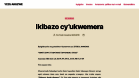 What Yezu-akuzwe.org website looked like in 2020 (3 years ago)