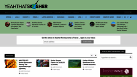 What Yeahthatskosher.com website looked like in 2020 (3 years ago)