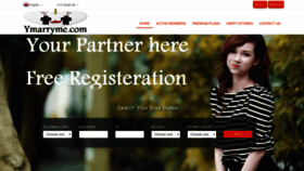 What Ymarryme.com website looked like in 2020 (3 years ago)