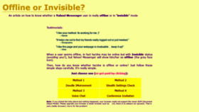 What Yahoo-invisible.ikitek.com website looked like in 2020 (3 years ago)