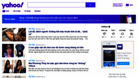What Yahoo.com.vn website looked like in 2020 (3 years ago)