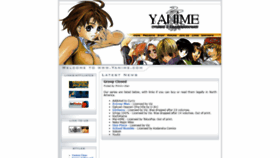 What Yanime.com website looked like in 2020 (3 years ago)