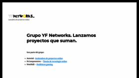 What Yfnetworks.com website looked like in 2020 (3 years ago)