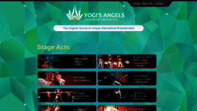 What Yogisangels.com website looked like in 2020 (3 years ago)