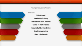 What Youngandsuccessful.com website looked like in 2020 (3 years ago)