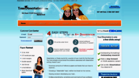 What Yourdissertation.com website looked like in 2020 (3 years ago)
