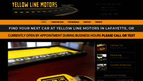 What Yellowlinemotors.net website looked like in 2020 (3 years ago)